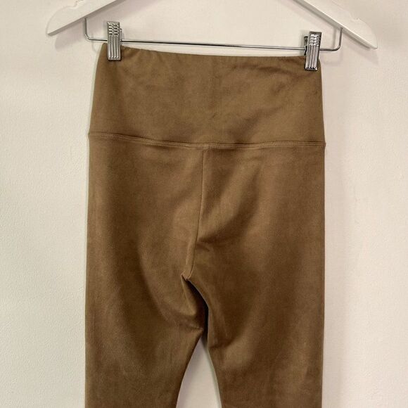 Aritzia Wilfred Free Daria Tan Faux Suede Leggings - Picture 4 of 6